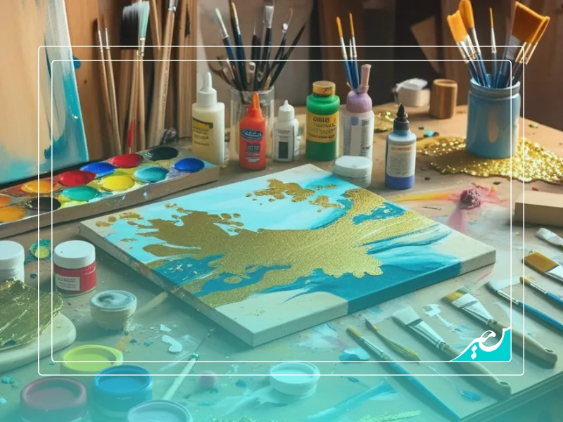 ابزارهای مورد‌نیاز برای آموزش تابلو دکوراتیو