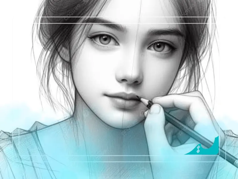 آموزش طراحی چهره با مداد